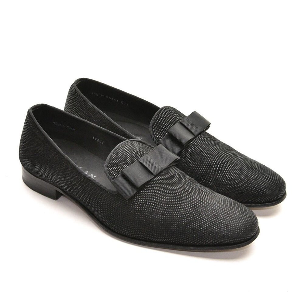 Men Mezlan Glass Suede Formal Tuxedo Loafers 10.5 M